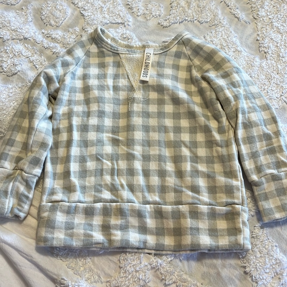 Childhoods Clothing grey/cream crewneck 18-24 months